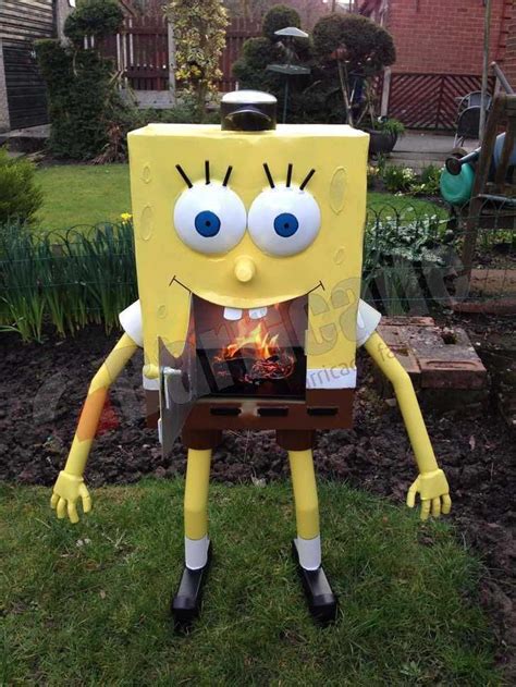 Spongebob Squarepants Log Burner Bespoke Chiminea Log Burner