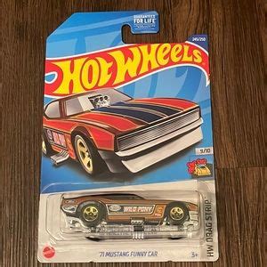 Mattel Toys 7 Mustang Funny Car Hw Drag Strip Hot Wheels 222 Treasure Hunt Poshmark