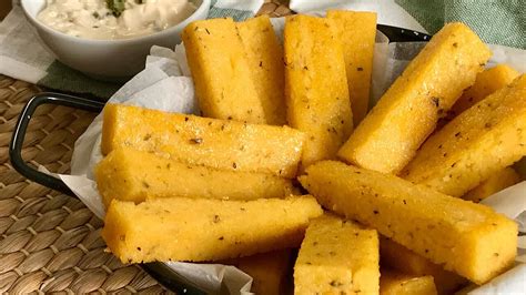 Super Fácil Receta de BASTONES DE POLENTA al HORNO I Riquísimos