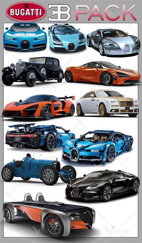 Bugatti Cars Model Packs | Bugatti cars, Car model, Sports cars luxury