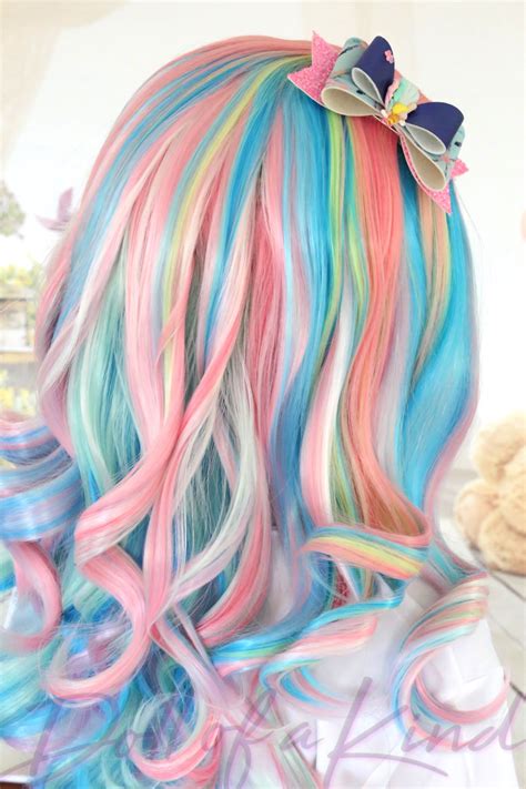 Pastel Rainbow Wig – Kids Size – Dollofakind