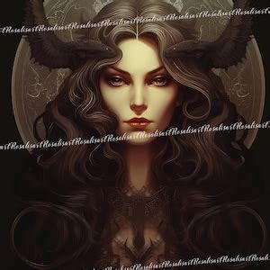 Lilith Jewish Mythology Digital Download Dark Goddess Sumerian Female Demon Lilit Lilitu or ...