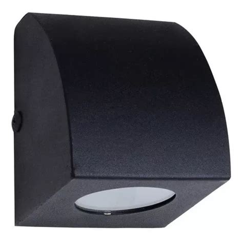 Lampara Aplique Pared Unidireccional Curvo Exterior Apto Led