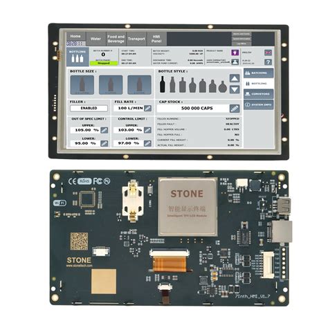 Stone 3 5 4 3 5 5 6 7 8 10 1 10 4 Inch Hmi Smart Serial Display Lcd