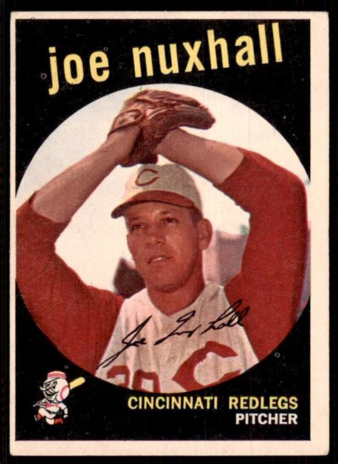 1959 Topps Joe Nuxhall Baseball Cards 389 Ebay