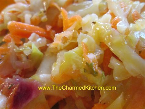 Cabbage and Carrot Salad | The Charmed Kitchen