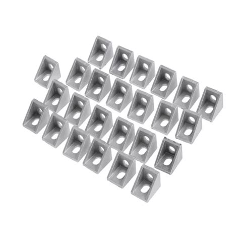 25 PCS CONNECTEUR Profilé En Aluminium Support D angle Métal EUR 13 69