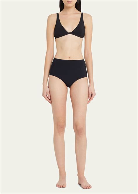 Toteme High Waisted Bikini Bottoms Bergdorf Goodman