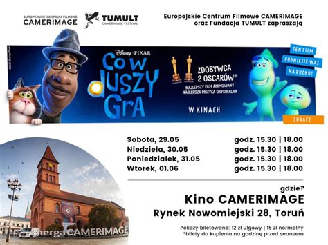 Co w duszy gra seans dla dzieci w Kinie Camerimage Kulturalny Toruń