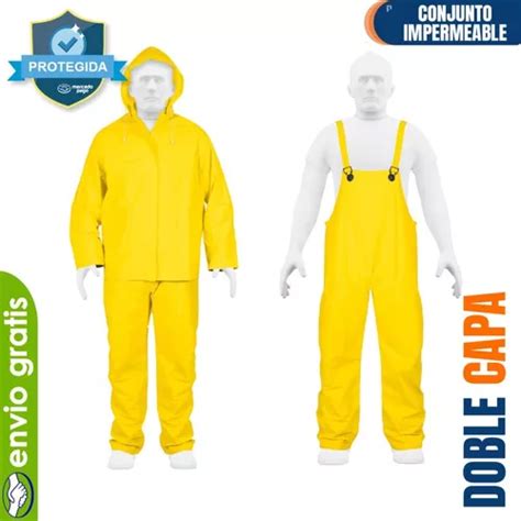 Conjunto Impermeable Talla Grande Pvc 14419 Envío gratis