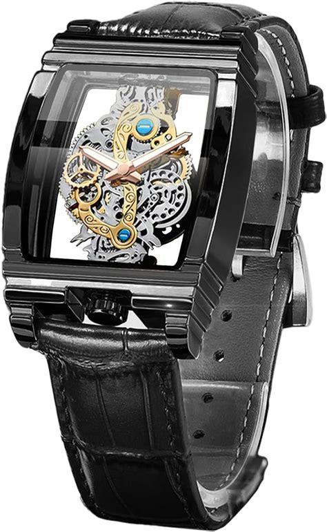 Amazon Forsining Men S Luxury Hollow Skeleton Watch Retro Gorgeous