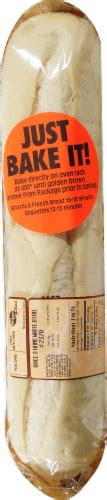 Just Bake It French Batard White Bread 10 Oz Frys Food Stores