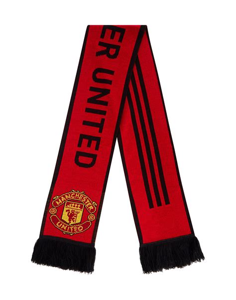 Adidas Manchester United Scarf Black Life Style Sports UK