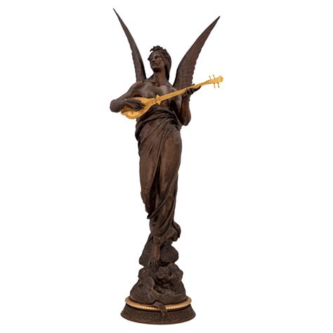 Th Century French Belle Epoque Statue By Victor Rousseau For Sale At