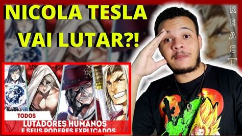 REACT RECORD OF RAGNAROK TODOS OS LUTADORES HUMANOS E SEU PODERES