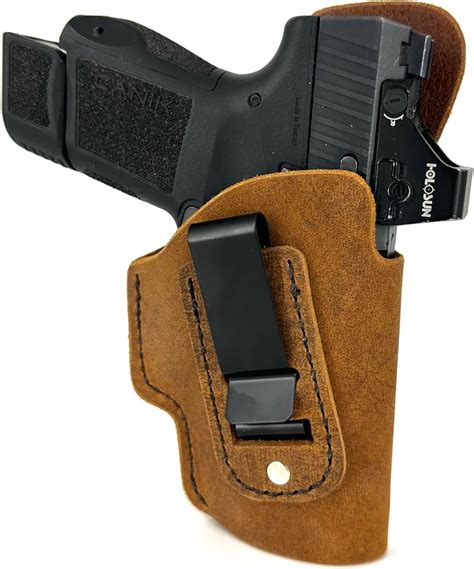 Amazon Canik Mete MC9 Holster Soft Sided Leather Inside The