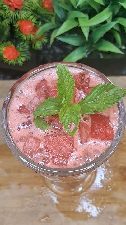 Refreshing Watermelon Juice 🍉🍉🍉🍉 Fresh Shots Juice Recipe Trending