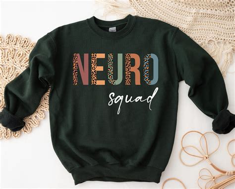 Neuro Squad Sweatshirt Neurology Nurse Sweatshirt Neuro Etsy