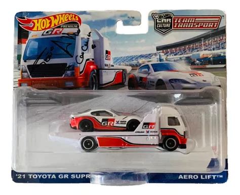 Hot Wheels Premium Team Transport Toyota Gr Supra Aero Lif Envío gratis