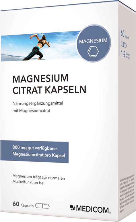 Medicom Magnesium Citrat Kapseln Stk Ab Preisvergleich