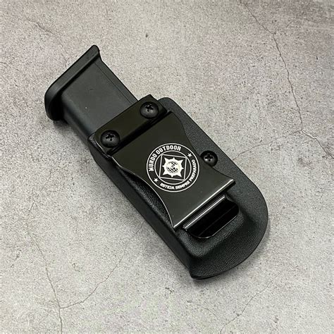 Coldre Kydex Glock G X Mos Flap E Porta Carregador Velado