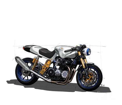 Mu Motorcycle Naked Collection Drawing By Drawspots Illustrations Pixels