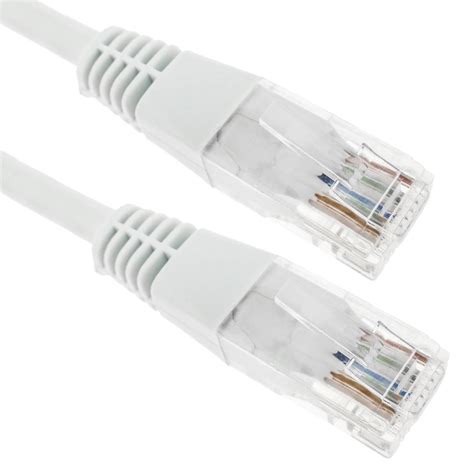 Cavo Ethernet 1m UTP Cat 5e Bianco Cablematic