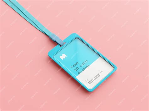 Premium Psd Psd Id Card Holder Mockup