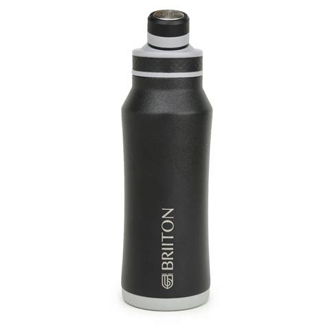 1000 Ml Briiton Thermoflask Infinity Black Hot And Cold Water Bottle Capacity 1 Litre At