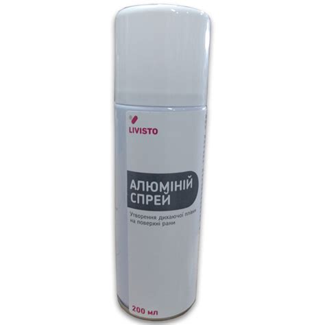 Алюміній спрей livisto для загоєння ран у тварин, 200 мл - купить, цена ...