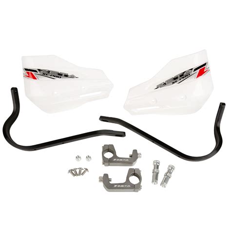 Zeta Handguards Armor Xc Pro White Black Mm Maciag Offroad