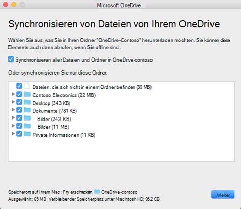 Synchronisieren Von Dateien Mit Onedrive Unter Mac Os X