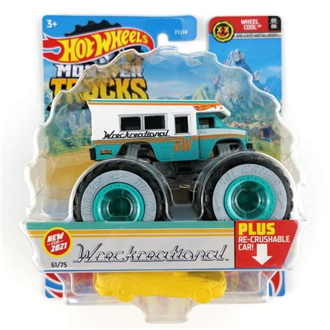 2021 Hot Wheels Monster Cars Big Fooot Trucks VOLKSWAGEN Beetle Bone Shaker Dodge Charger Metal