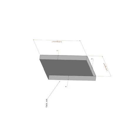 Pliage de bac 3 côtés Tôle en aluminium damier