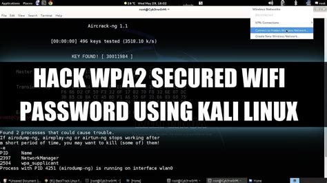 How To Hack Wifi Password Using Kali Linux Youtube