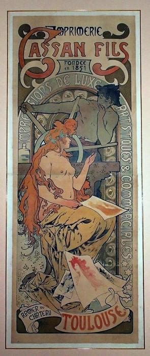 Museu De Reproduções De Arte Cassan Fils por Alphonse Maria Mucha 1860