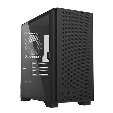 Gabinete Gamer Montech Air Argb Mini Tower Black Matx Desconto