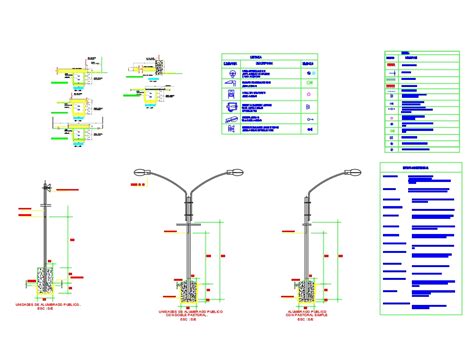 Alumbrado P Blico En Autocad Descargar Cad Kb Bibliocad