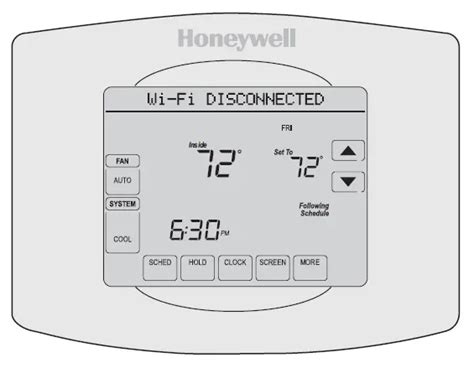 Honeywell Wifi Thermostat Rth8580wf Manual Itsmanual