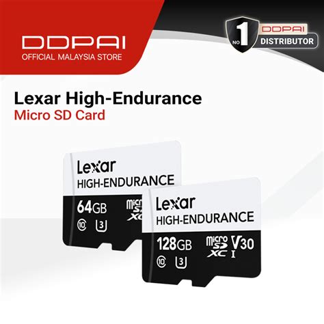 Lexar® High-Endurance microSDHC /microSDXC™ UHS-I Card up to 100MB/s ...