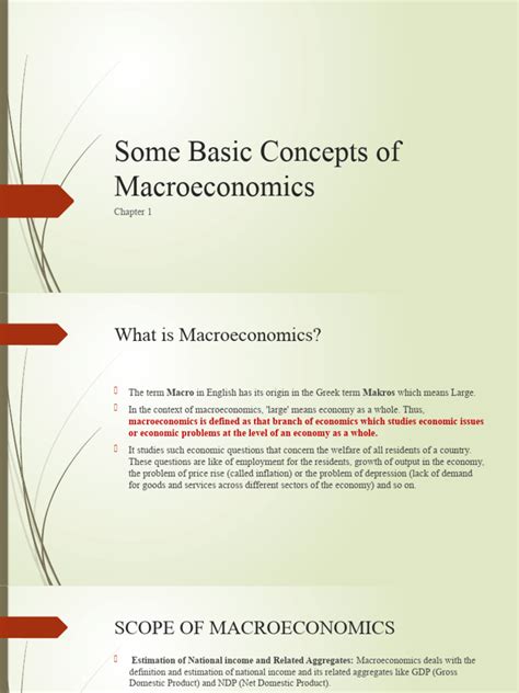 Some Basic Concepts of Macroeconomics | PDF | Macroeconomics | Capital ... 