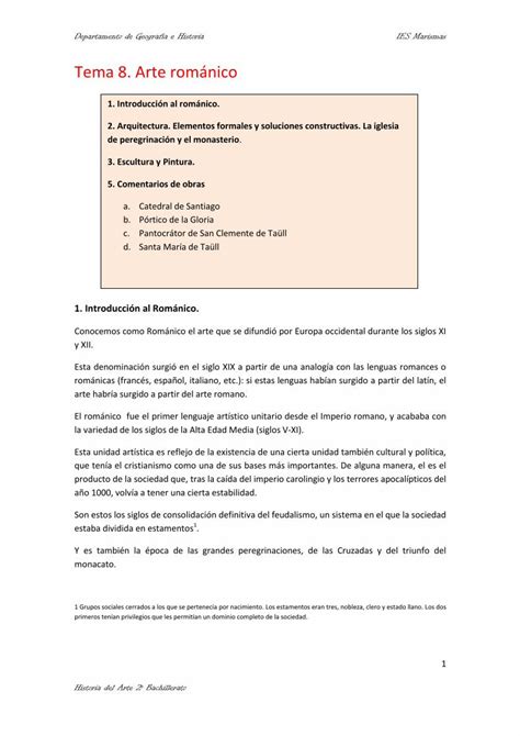 PDF Tema 8 Arte románico PDF fileDepartamento de Geografía e