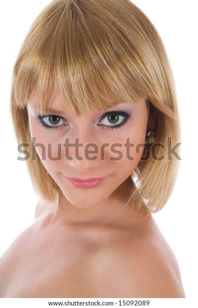 Portrait Nude Girl Green Eyes On Stock Photo Shutterstock