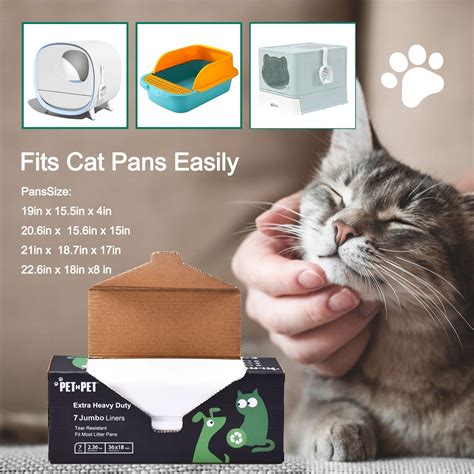 PET N PET Cat Litter Box Liners, 28 count - Chewy.com