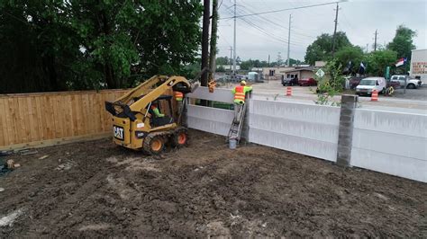 Installation Hebel Fence Panels Youtube