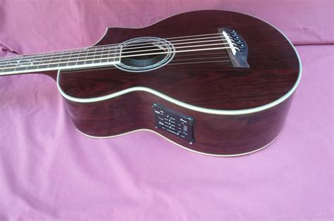 IBANEZ EWB205WNE-NT EXOTIC 5 STRING. Acoustic-Electric Bass Guitar EXOTIC WOOD | eBay