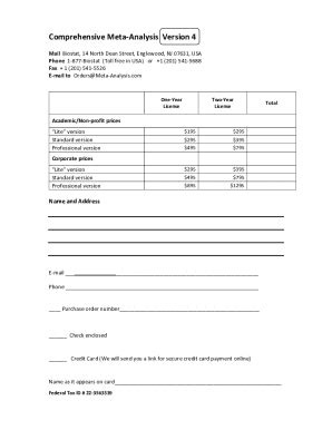 Fillable Online Cma Order Form V Fax Email Print Pdffiller