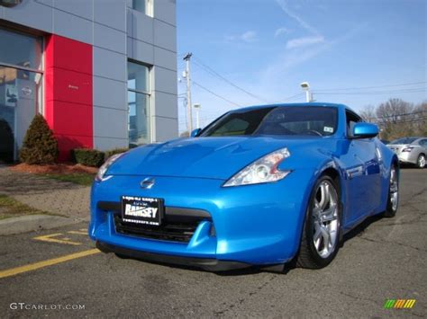 2009 Monterey Blue Nissan 370z Sport Touring Coupe 74256359 Gtcarlot