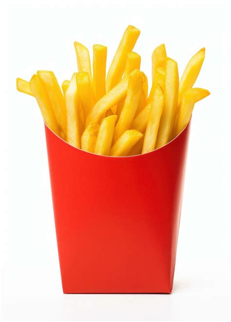 Fries Inside A Red Bag Isolated 29560810 Stock Photo At Vecteezy