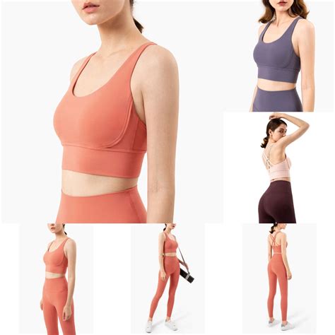 Nuls2020 Naked Yoga Sports Underwear Cross Back Fitness Shockproof Running Sports Bra Shopee